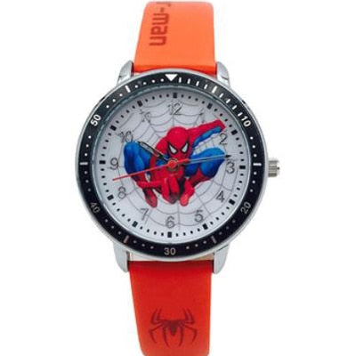 Hot Sale Marvel Hero Cartoon Watch Spiderman Students kids Watch Leather Quartz Watch Boys Birthday Gift 2019 Children Watch