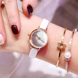 Casual Quartz Watches Women's Black Clock Fashion Creative Small Leather Casual Fashion Whatch Ladies Relojes 2019