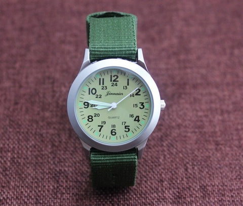 New arrived boy fashion sports colorful nylon casual child gift clock kids Luminous pointer quartz watch girls casual watch