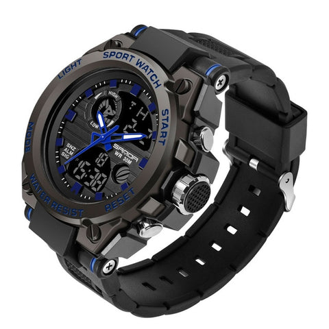 2019 Newest men's watch sport  multi-function waterproof digital watch men's military outdoor sports watch men relogio masculino