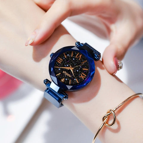 2019 Women Watches Magnetic Starry Sky Female Clock Quartz Wristwatch Fashion Ladies Wrist Watch reloj mujer relogio feminino