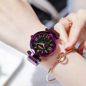 2019 Women Watches Magnetic Starry Sky Female Clock Quartz Wristwatch Fashion Ladies Wrist Watch reloj mujer relogio feminino