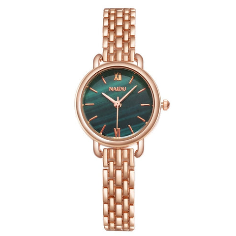 Fashion Silver women's watches Rose Gold Stainless Steel Women Quartz Wristwatch Dress Ladies watch reloj mujer relogio femino