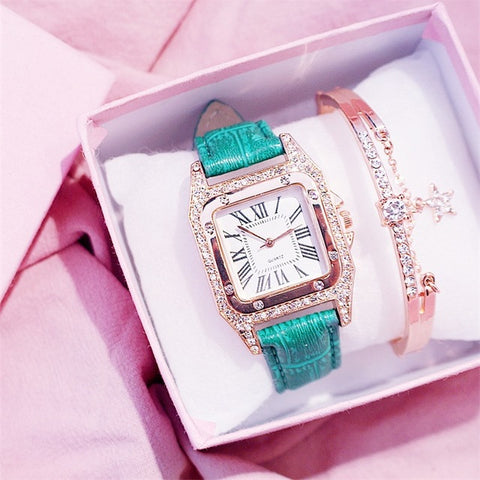 2019 New Fashion Ladies Watch Quartz Square Watch Small Elegant Casual Business Ladies Watch