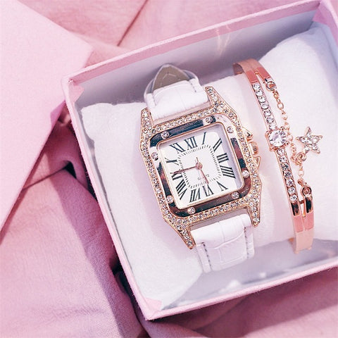 2019 New Fashion Ladies Watch Quartz Square Watch Small Elegant Casual Business Ladies Watch