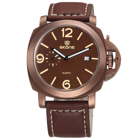 Fashion Luxury Brand Sport Watch Men Waterproof Quartz Leather Military Wrist Watch Men Army Clock Male relojes hombre hodinky