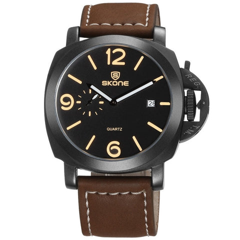 Fashion Luxury Brand Sport Watch Men Waterproof Quartz Leather Military Wrist Watch Men Army Clock Male relojes hombre hodinky