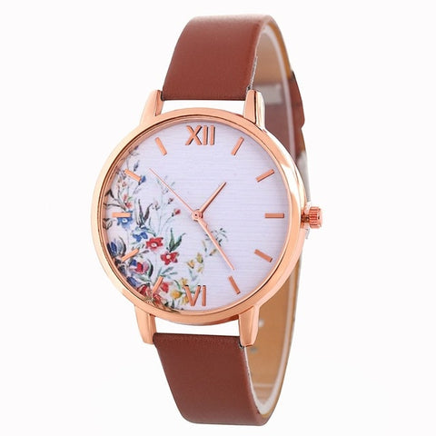 2018 Top Brand Lady's Wooden Side Belt Quartz Watch Business Lady Watch Gift Clock reloj mujer saat relogio zegarek damski