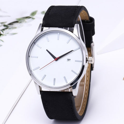 Men's watch sport minimalist watches for men watches leather bracelet clock Relojes erkek kol saati relogio masculino men'watch