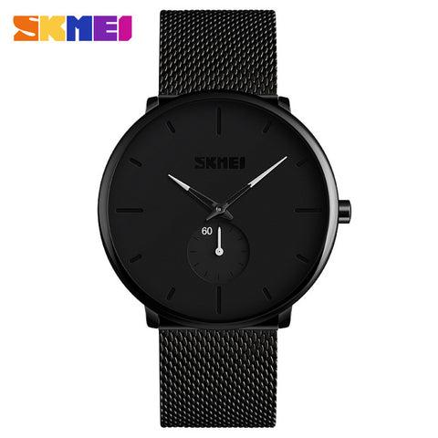 SKMEI Fashion Men Quartz Watches Male Waterproof Wristwatches Simple Business Watches Relogio Masculino Relojes para hombre 9185