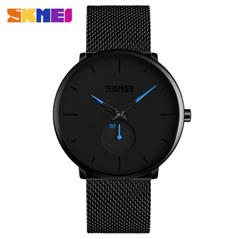 SKMEI Fashion Men Quartz Watches Male Waterproof Wristwatches Simple Business Watches Relogio Masculino Relojes para hombre 9185