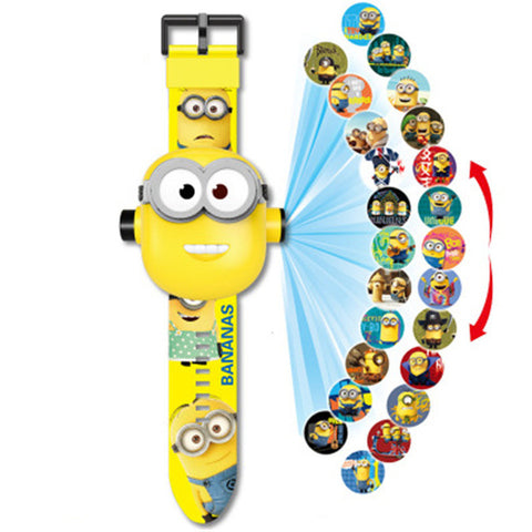 Fashion Kids 3D Projection Watches Children Electronic Cartoon Watch Girls Boys Children's Wristwatches Relogio Masculino 2018