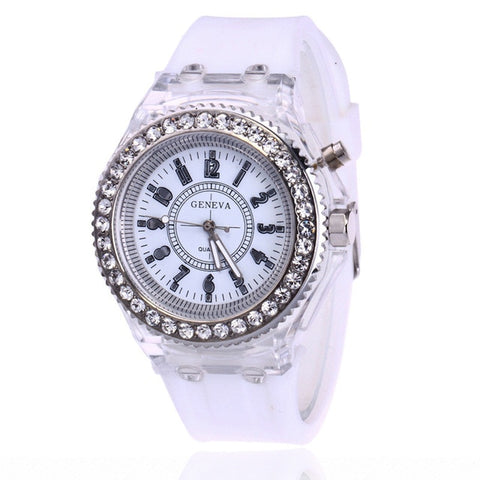 2019 Women's Watches For Women Stylish Ladies Clock wristwatch Black white whatch Luminous Led zegarek damski montre femme