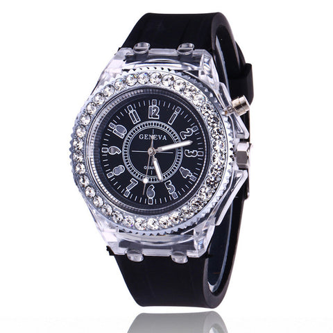 2019 Women's Watches For Women Stylish Ladies Clock wristwatch Black white whatch Luminous Led zegarek damski montre femme