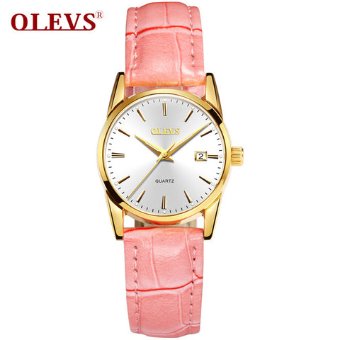 OLEVS Mens Watches Top Brand Luxury Quartz Wrist watch reloj hombre Fashion Casual Business Leather Men Watch Relogio Masculino