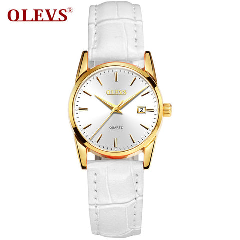 OLEVS Mens Watches Top Brand Luxury Quartz Wrist watch reloj hombre Fashion Casual Business Leather Men Watch Relogio Masculino