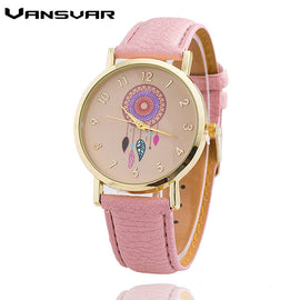 Women Dreamcatcher Watch Fashion Casual Leather Strap Ladies Quarzt Watches Relogio Feminino