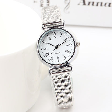 Top Brand Unique Fashion Mini Watches Simple Casual Steel Mesh Women's Watches Ladies Small Dial Watch Clock Relogio Feminino