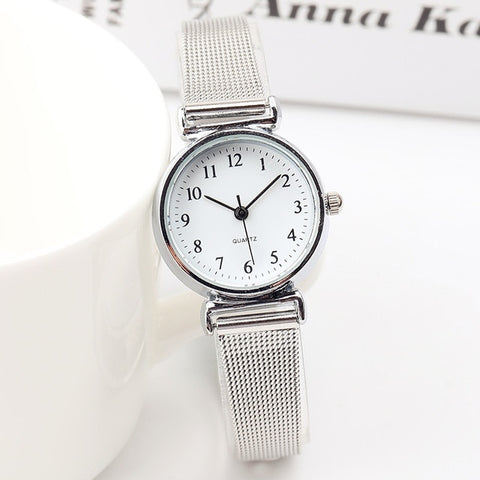 Top Brand Unique Fashion Mini Watches Simple Casual Steel Mesh Women's Watches Ladies Small Dial Watch Clock Relogio Feminino