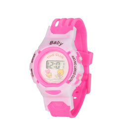 New children's indoor outdoor Required Baby Boy Girl Alarm Date Digital Multifunction Sport LED waterproof kid Wrist Watch  #D