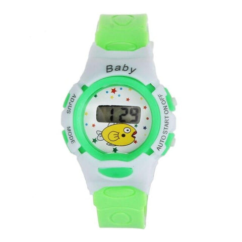 New children's indoor outdoor Required Baby Boy Girl Alarm Date Digital Multifunction Sport LED waterproof kid Wrist Watch  #D