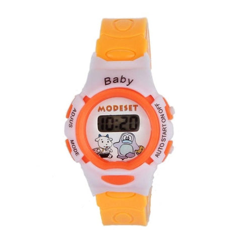 New children's indoor outdoor Required Baby Boy Girl Alarm Date Digital Multifunction Sport LED waterproof kid Wrist Watch  #D