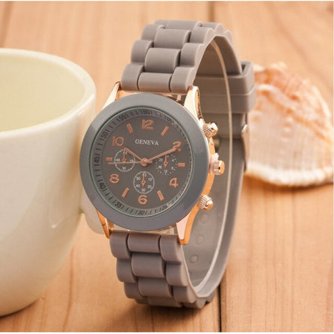 Luxury Brand Silicone quartz watch women men ladies fashion bracelt wrist watch wristwatch relogio feminino masculino Clock