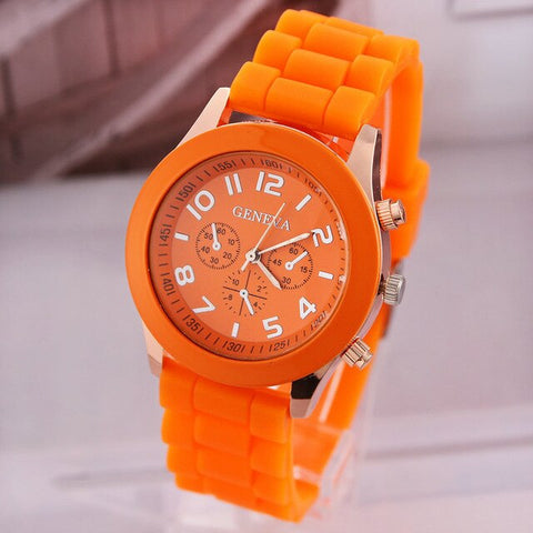 Luxury Brand Silicone quartz watch women men ladies fashion bracelt wrist watch wristwatch relogio feminino masculino Clock