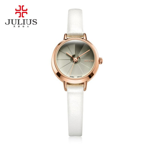 Women's Creative Stairs Design Slim Watch Julius Female Elegant Fashion Whatch Gift Box Packed Ladies Watch   JA-979