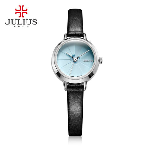 Women's Creative Stairs Design Slim Watch Julius Female Elegant Fashion Whatch Gift Box Packed Ladies Watch   JA-979