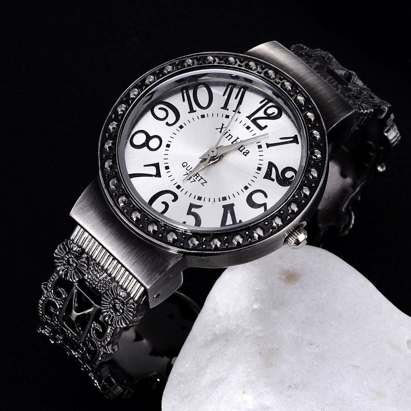 Women Bracelet Watch vintage quartz womens wristwatch unique retro female ladies bangle watches Elegant masculino relojes clock