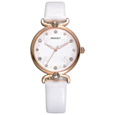 Disney Trendy Women's Watch Japan Quartz Analog Crystal Fashion Girl Watch Promotional Modern Style Gift Wrist Whatch MK-11105