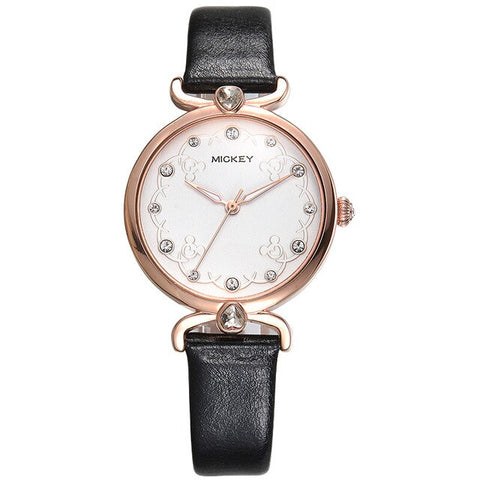 Disney Trendy Women's Watch Japan Quartz Analog Crystal Fashion Girl Watch Promotional Modern Style Gift Wrist Whatch MK-11105