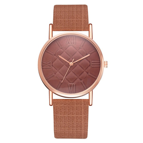 Fashion Women Leather Band Dress Quartz Wrist Watches Luxury Top Brand White Casual Ladies Wristwatch Relogio Feminino