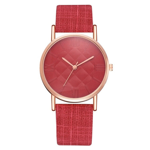 Fashion Women Leather Band Dress Quartz Wrist Watches Luxury Top Brand White Casual Ladies Wristwatch Relogio Feminino