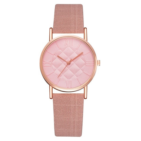 Fashion Women Leather Band Dress Quartz Wrist Watches Luxury Top Brand White Casual Ladies Wristwatch Relogio Feminino