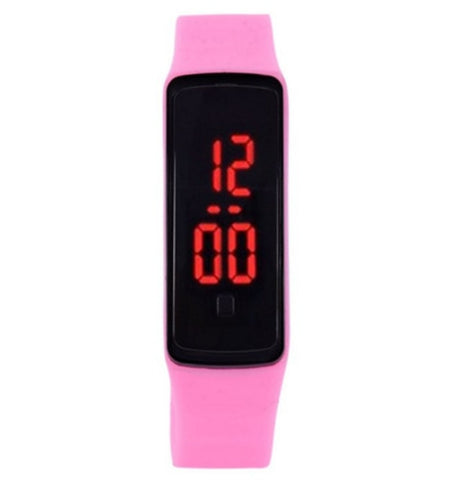 Tike toker,Fashion children's watches LED Digital Display watch kids Children's Students Silica Gel Sports Watch relogios Drop10