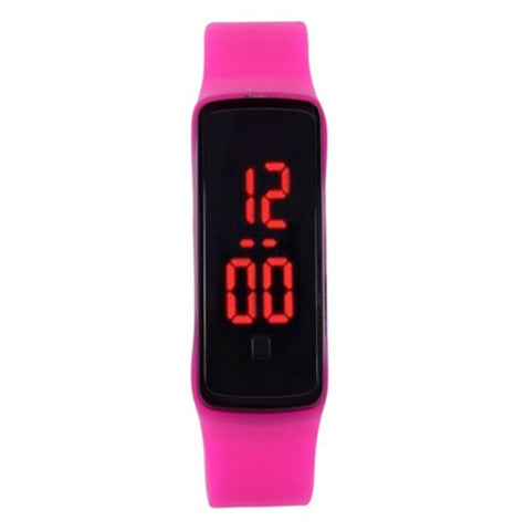 Tike toker,Fashion children's watches LED Digital Display watch kids Children's Students Silica Gel Sports Watch relogios Drop10