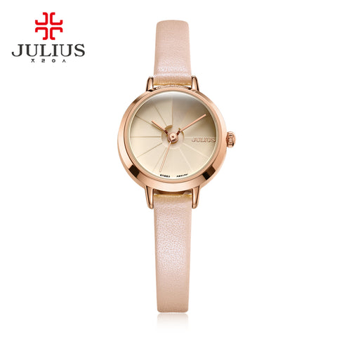 Women's Creative Stairs Design Slim Watch Julius Female Elegant Fashion Whatch Gift Box Packed Ladies Watch   JA-979