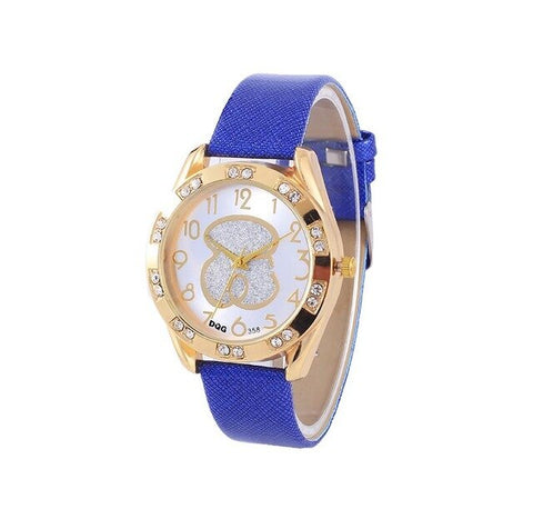 Relogio feminino 2019 New Women Watches Fashion Brand Bear Watch Women Casual Leather Belt Quartz Wristwatch reloj mujer