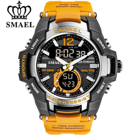 2019 SMAEL Sport Watch Men Watches Waterproof 50M Wristwatch Relogio Masculino Big Dial Quartz Digital Military Army Clock 1805