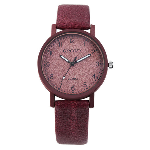 Gogoey Top Brand Women's Watches Fashion Leather Wrist Watch Women Watches Ladies Watch Clock bayan kol saati reloj mujer