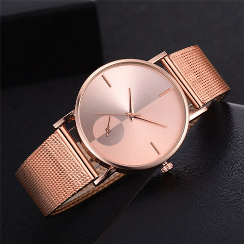 Fashion Brand Watch Women Luxury Women's Casual Quartz Silicone Strap Band Watch Analog Wrist Watch D40