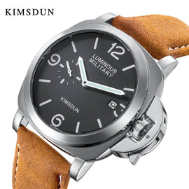 Fashion Luxury Brand Sport Watch Men Waterproof Quartz Leather Military Wrist Watch Men Army Clock Male relojes hombre hodinky