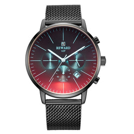 Men's Wistwatch Brand REWARD Relogio Masculino Watch Fashion Special Colorful Glass Sport Watch Creative Luxury Waterproof Clock