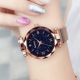 Luxury Women Watches Magnetic Starry Sky Female Clock Quartz Wristwatch Fashion Ladies Wrist Watch reloj mujer relogio feminino